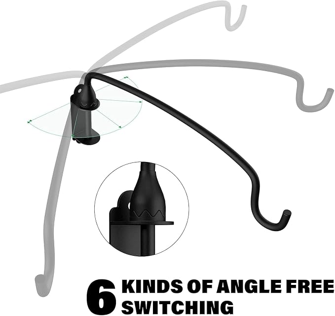 8 Pack Hanging Plant Bracket Wall Mounted Hooks - Image 2