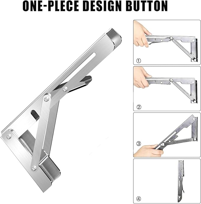 Folding Shelf Brackets 18 inch 4 Pcs Max. Load 440lb - Image 5