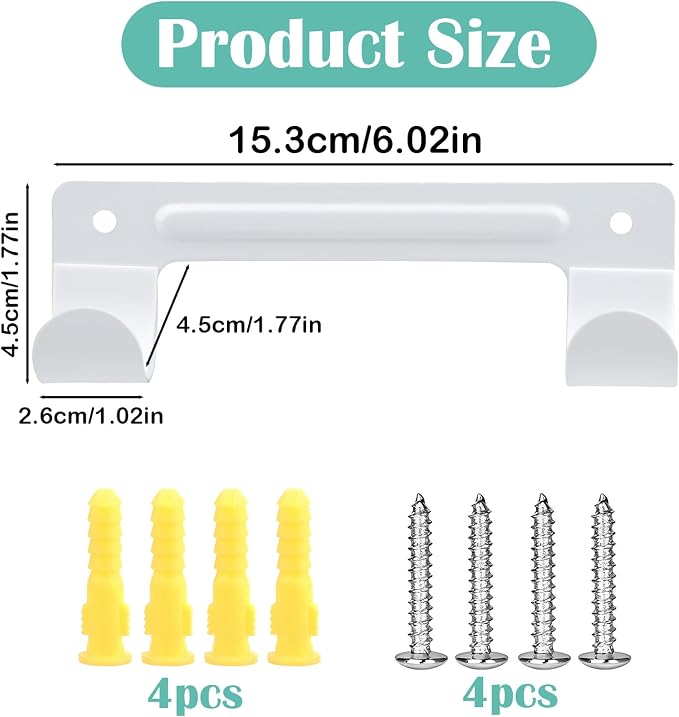 Ironing Board Holder, Wall Mount Stainless Steel Ironing Board Hanger - Image 2