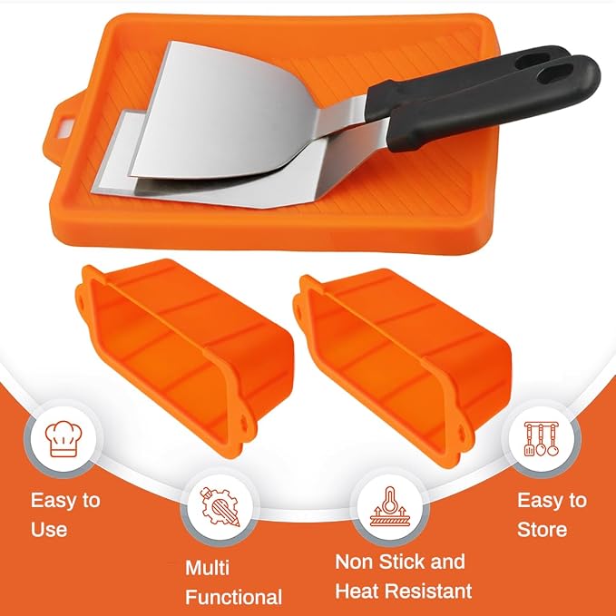 Silicone Grease Cup Liners & Spatula Mat - Image 6