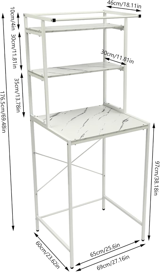 Over Washer Dryer Standing Rack Stand - Image 3