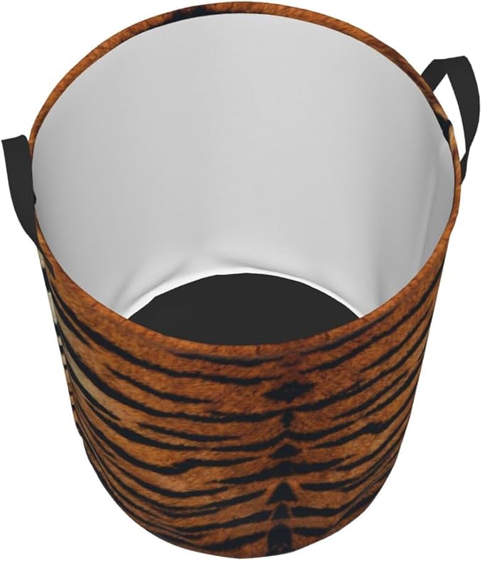 Tiger Texture Laundry Hamper Bag - Image 2