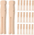 DECHOUS 50pcs Wooden Clothespins by DECHOUS