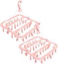 PRETYZOOM 2pcs Foldable Laundry Drying Rack Clips Hangers Clips by PRETYZOOM