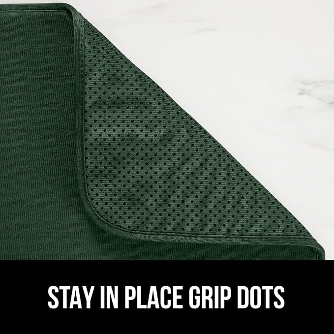 GORILLA GRIP Ultra Water Absorbent Microfiber Dish Drying Mat 2 PK, Quick Dry - Image 4
