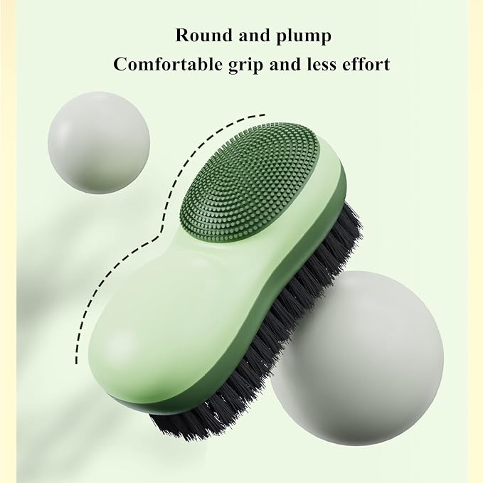 Two-Sided Laundry Stain Remover Brush, Soft Bristle - Image 4