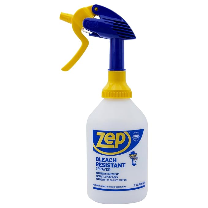 Zep Bleach Resistant Professional Sprayer Bottle - 32 oz - ZUPRO2-30 Foot - Image 2