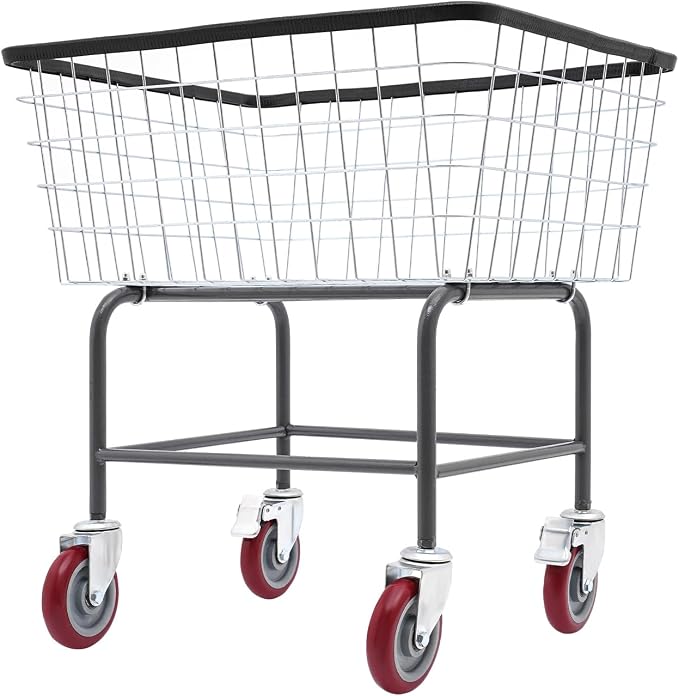 Commercial Laundry Basket Cart - Image 5