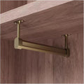 Top Mounted Closet Hanging Rod, Metal Wardrobe Pole by Unknown
