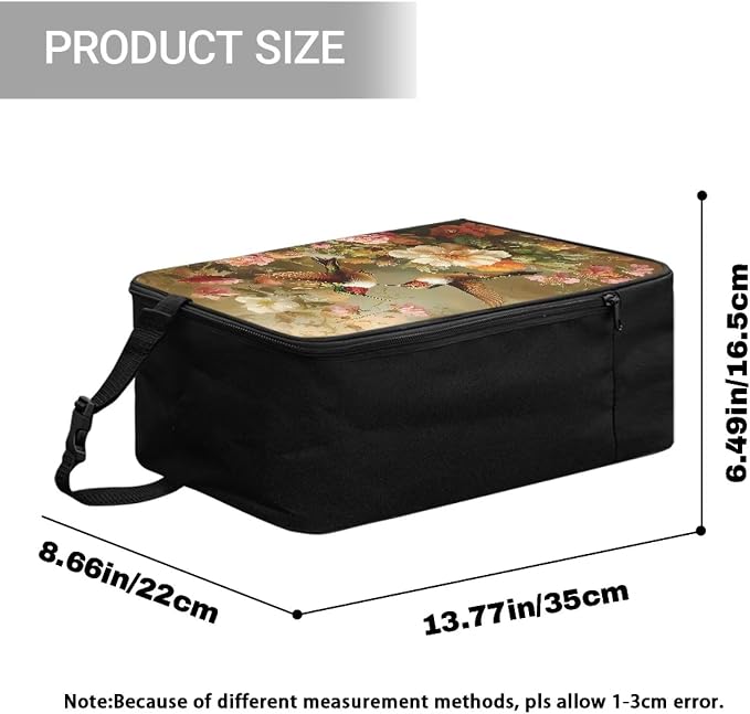 Portable Travel Iron Storage Bag Hummingbird Heavy Fabric Bag - Image 7