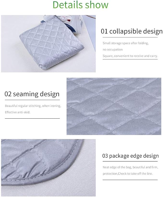 Kaxich Foldable Magnetic Ironing Mat Washer Dryer Heat-Resistant Ironing Pad - Image 4