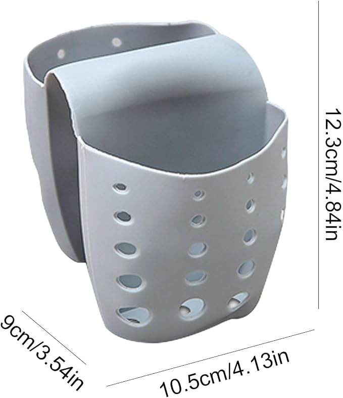 Sponge Holder For Sink, Silicone Construction, 12.3x10.5x9cm, Saddle Sponge - Image 4