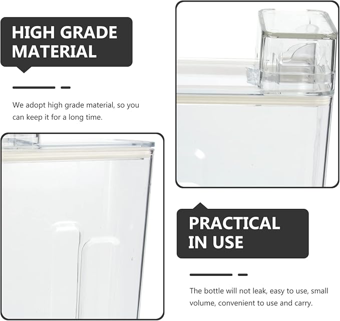 Laundry Dispenser Clear Powder Soap Dispenser Plastic Fabric Softener Dispenser - Image 3