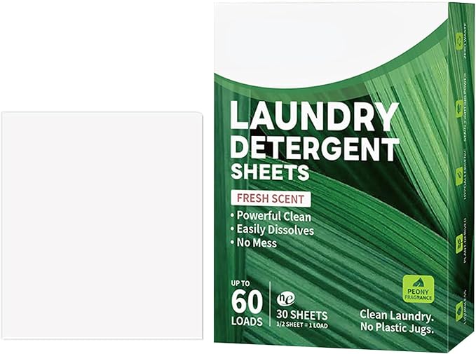 Laundry Sheets - Foaming Scented Stain, Removal Wash Sheets by Unknown