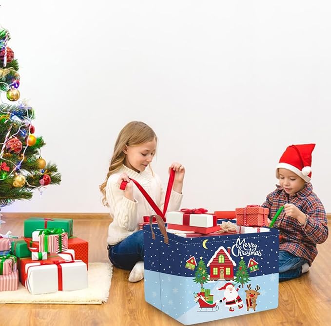 Rectangular Christmas tree Basket, Nursery Hamper, Waterproof and foldable Tree - Image 4