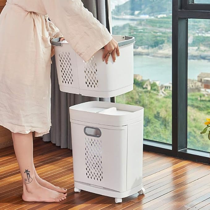 Removable Laundry Basket Classification Thickened Storage Rack Household - Image 4