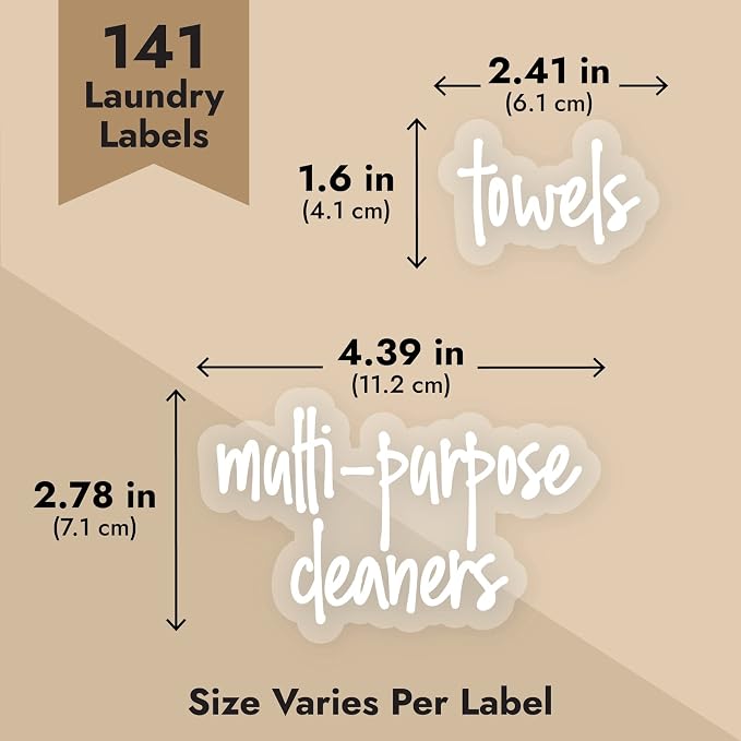 Talented Kitchen Laundry Room Organization Labels - Image 4