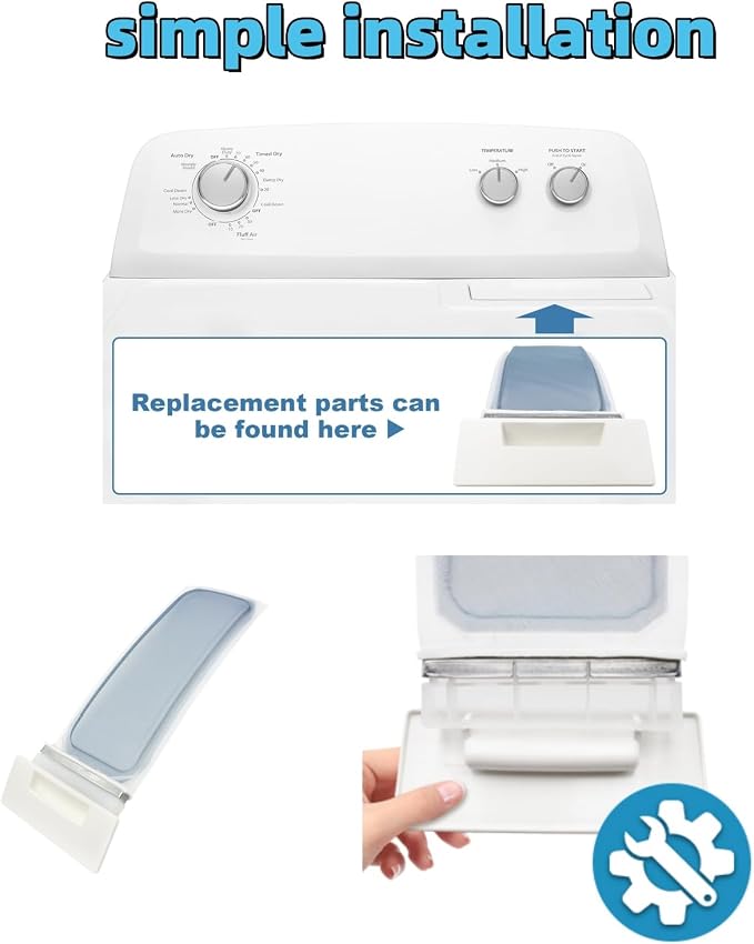 W10717210 W11778253 Dryer Lint Screen Filter Replacement - Image 4
