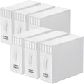 6 Pack Bed Sheet Closet Organizers and Storage, Sturdy Foldable Storage by StorageTastic