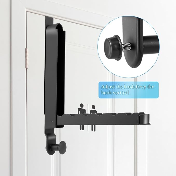 Over The Door Drying Rack, 2 Pack Foldable Over The Door Hooks Hanger - Image 4