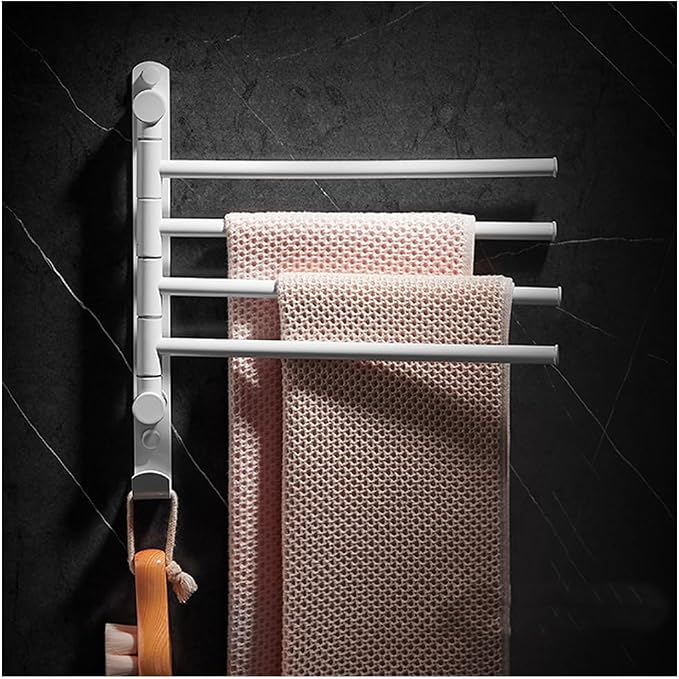 Brass Swing Out Towel Bar, Towel Rack by Unknown