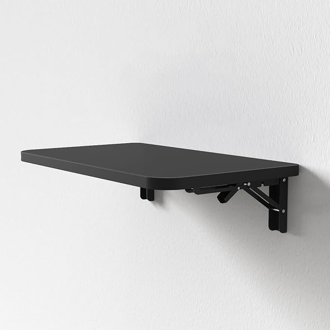 Wall Mounted Fold Down Desk Laundry Folding Wall Table Drop Leaf Wall Shelf - Image 7