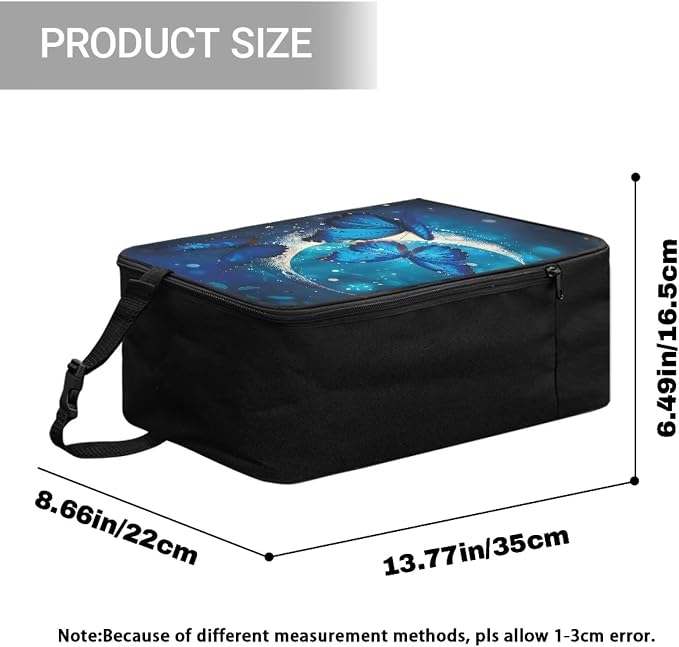 Portable Travel Iron Storage Bag Moon Butterfly Heavy Fabric Bag - Image 7