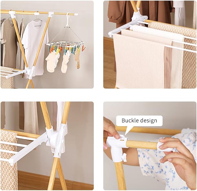 BAOYOUNI Foldable Clothes Drying Rack - Image 5