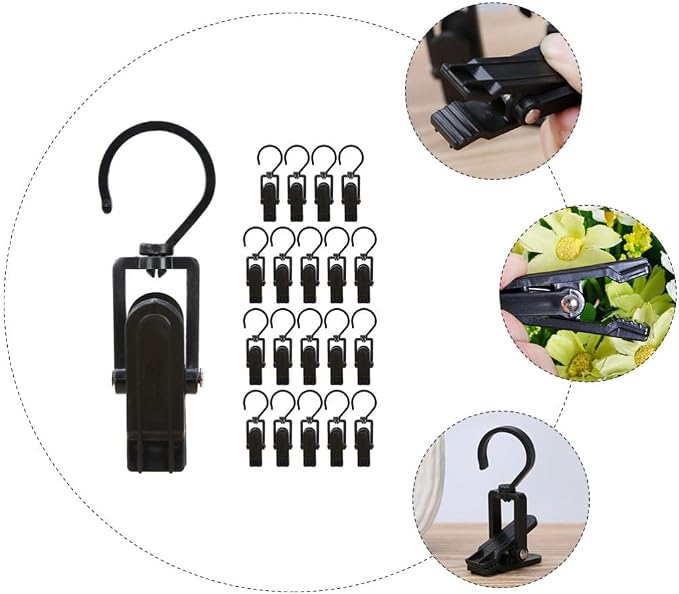 Rotatable Boot Hangers Hat Clips Laundry Hooks Multi-use Folding Hooks Hat - Image 5