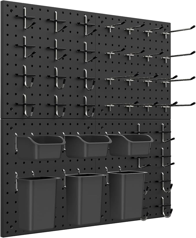 Peg Board Kit, Includes Pegboard and Accessories, by Daanxw