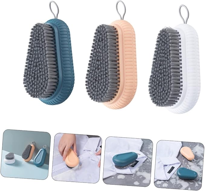 3pcs Soft Bristle Laundry Brush Set - Image 9