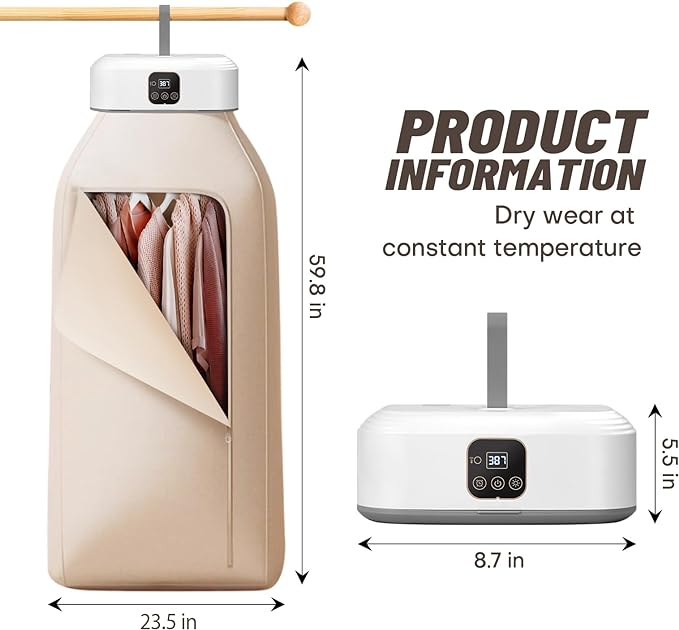 Portable Clothes Dryer，Mini Laundry Dryers - Image 5