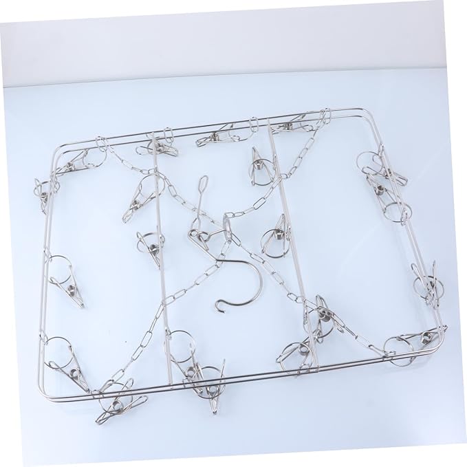 ABOOFAN Multifunctional Windproof Hook Rack Pegs Drying Hangers Space Saver - Image 9
