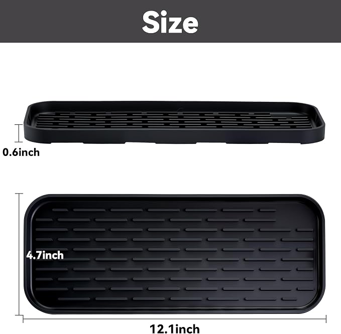 Drip Pan Compatible with Drink Dispenser, 1 Pack Silicone Tray Mat - Image 3
