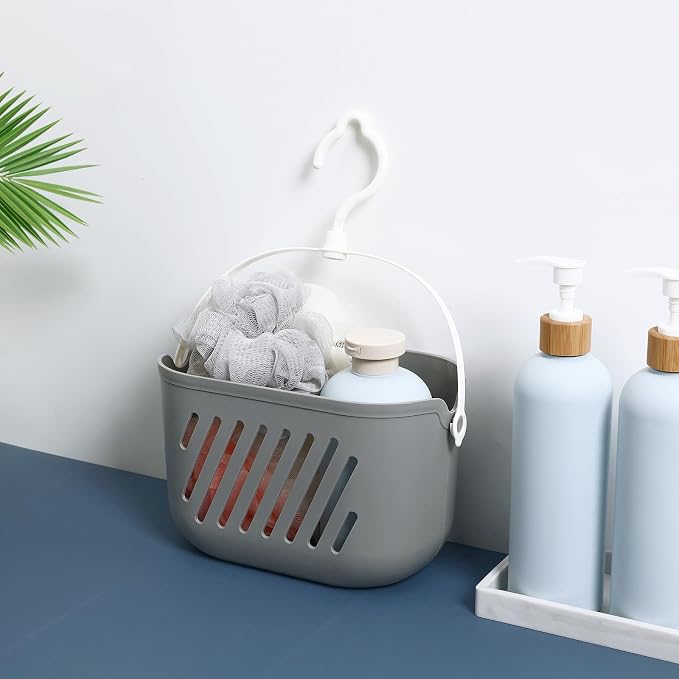 DOITOOL Hanging Shower Caddy Plastic Hanging Shower Basket Portable Kitchen - Image 9