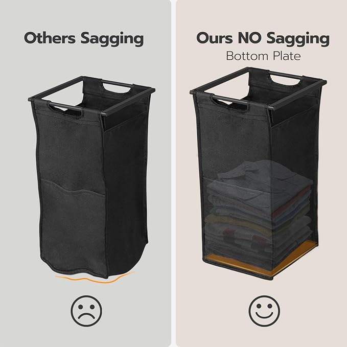 HOOBRO Laundry Hamper, Laundry Sorter 2 Section, 2 × 13 Gal, Laundry Basket - Image 3