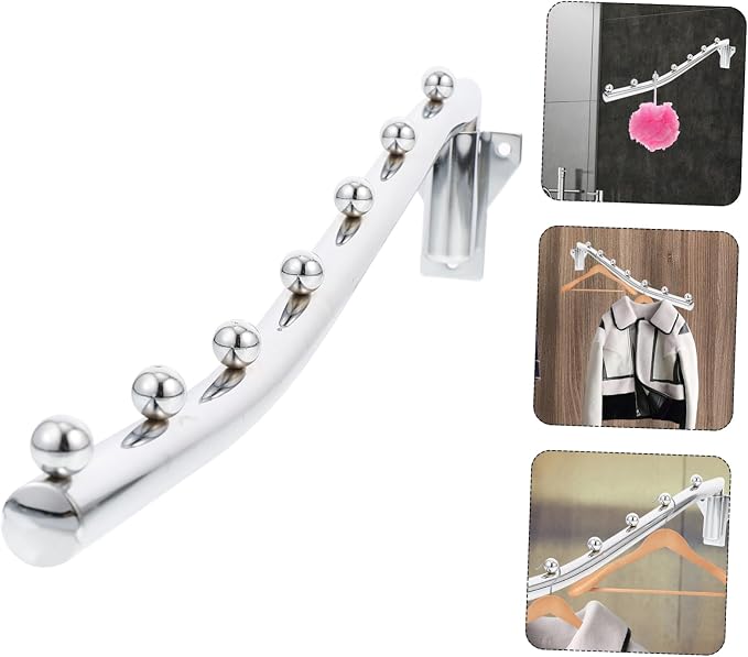 IMIKEYA Rotatable Folding Clothes Hanger Drying Rack - Image 7