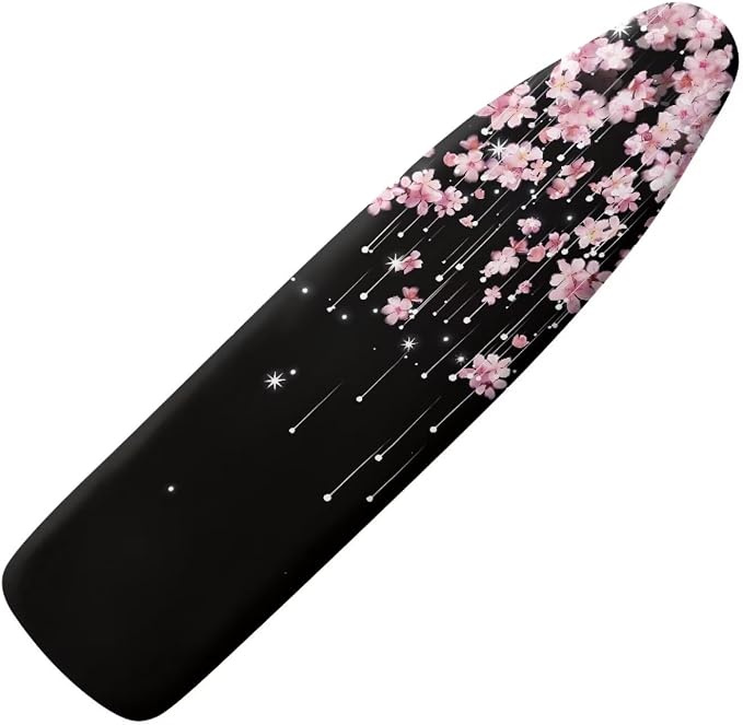 Ironing Board Cover, Soft Durable Elastic Edge & Hook and Loop Fasteners Stain by Tomeusey