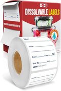 MESS Dissolvable Food Labels, 2x2 200/Roll by MESS