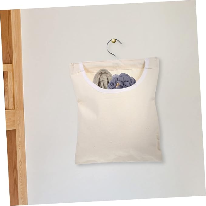OUNONA Clothespin Storage Bag Hook Portable Hanging Clothes Pin Organizer - Image 7
