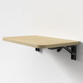 Wall Mounted Fold Down Desk Laundry Folding Wall Table Drop Leaf Wall Shelf by Unknown