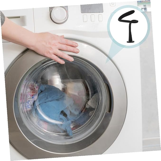 Black Washer Door Prop Adjustable Silicone Support Stand - Image 5