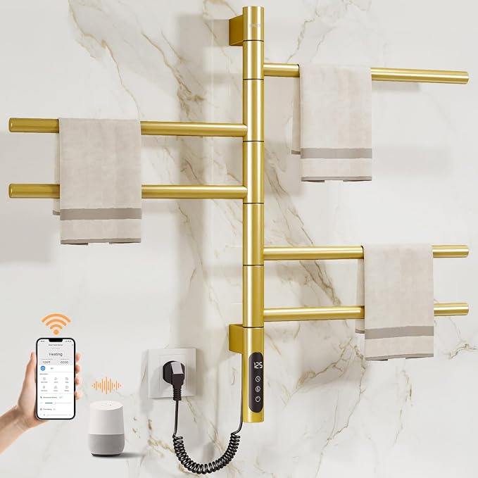 ENZE Smart Rotating Heated Towel Rack by ENZESMART