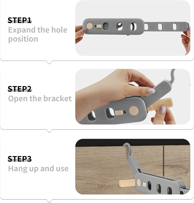 Coopache Folding Clothes Drying Rack Portable - Image 6