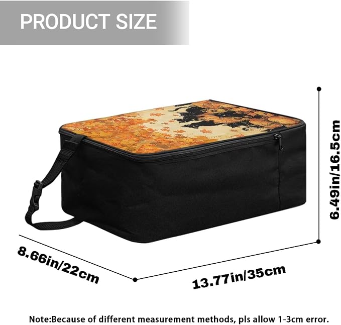 Fall Black Cat Travel Steamer Storage Bag Portable Garment Steamer Case - Image 7