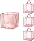 4 Pack Popup Laundry Hamper, Small Collapsible Mesh Laundry Baskets Dirty by Typutomi