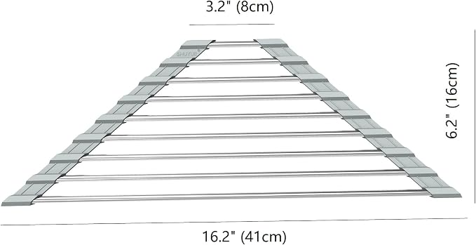 Sink Sponge Holder in Sink Dish Drying Rack Corner Sink Strainer - Image 2