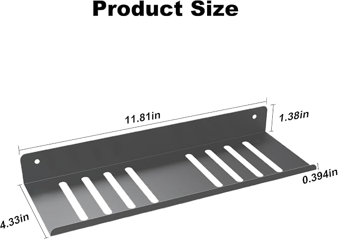 Over The Sink Shelf – Bathroom Sink Shelf Over Faucet, Wall Mounted Floating - Image 2