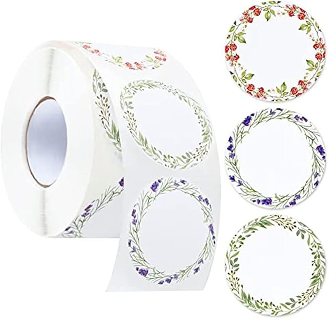 500PCS Canning Label Stickers for Jars and Lids, 2Inch Round Jars Labels for by Unknown