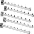5pcs Elegant Square Wall Mounted Drying Rack over Door Rack Beaded Design by ULTECHNOVO